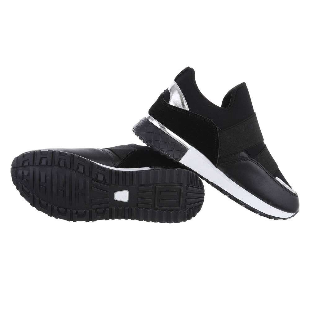 Sneakers josi - argintiu negru dama
