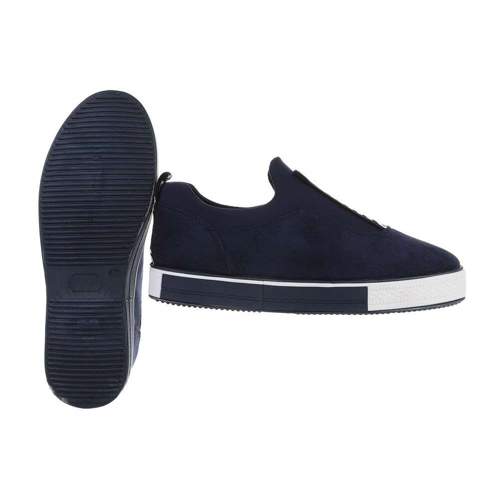 Sneakers cu talpa groasa - bleumarin dama