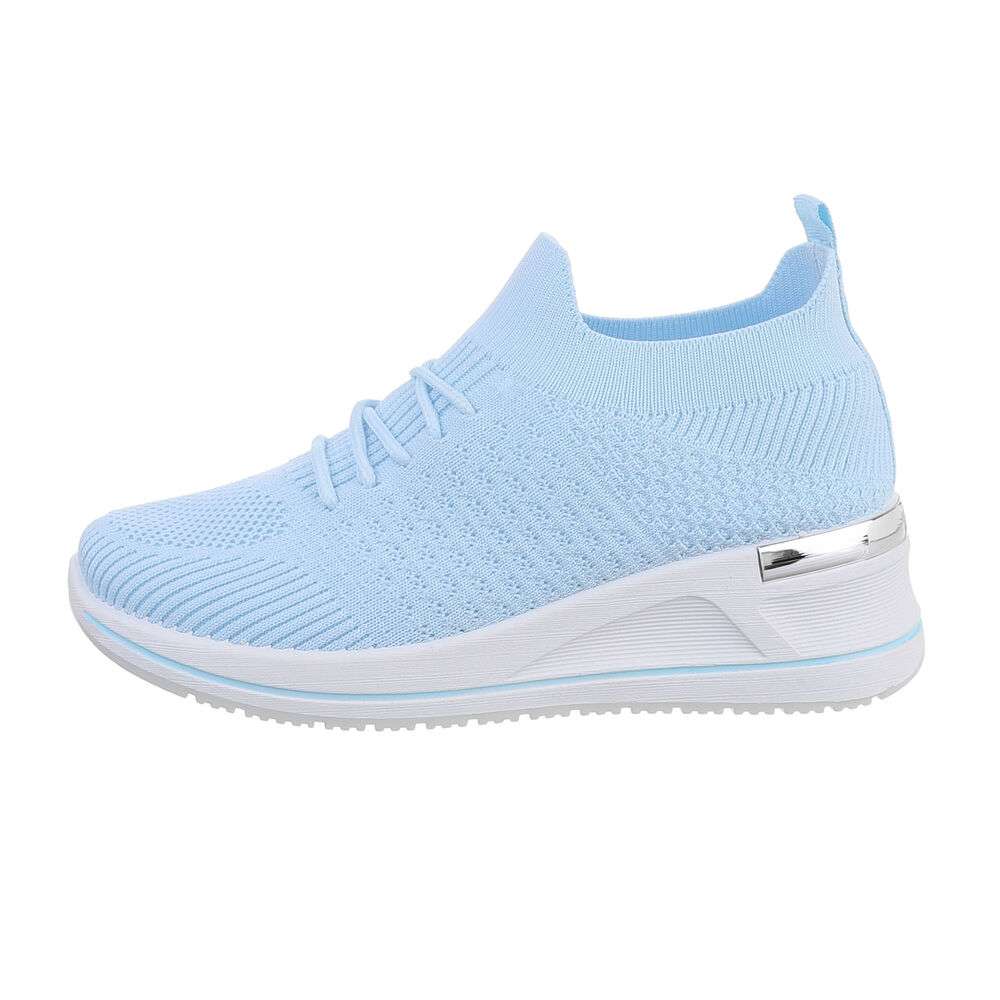 Sneakers cu platforma - L.albastru dama