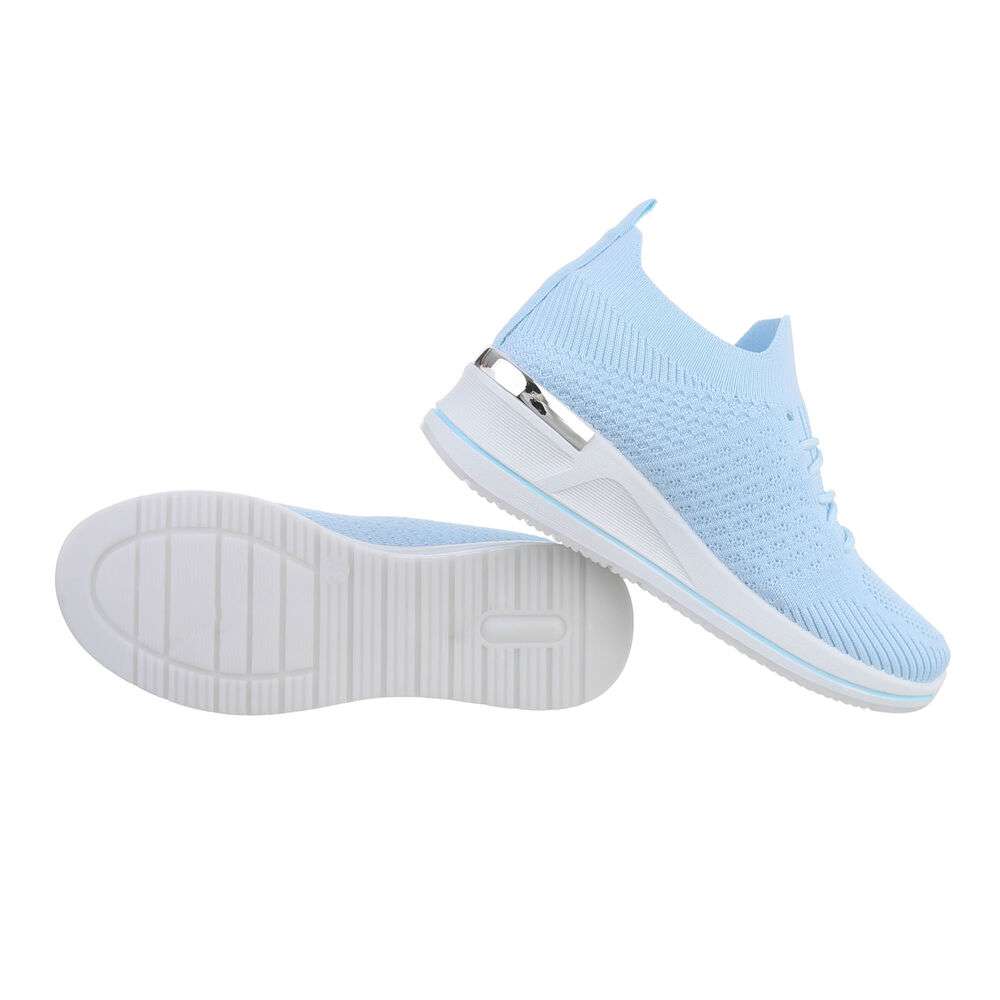 Sneakers cu platforma - L.albastru dama