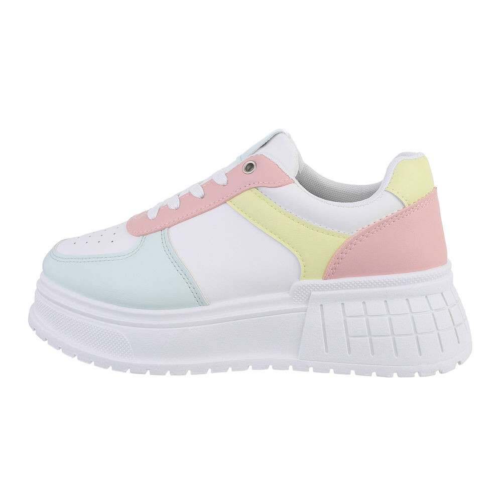 Sneakers colorati cu platforma - LT.verde dama