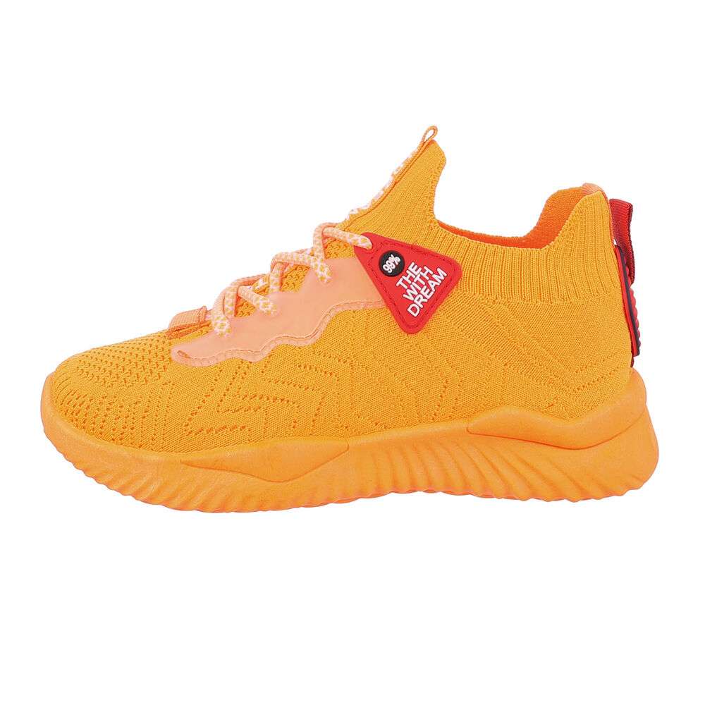 Sneakers colorati - portocaliu dama