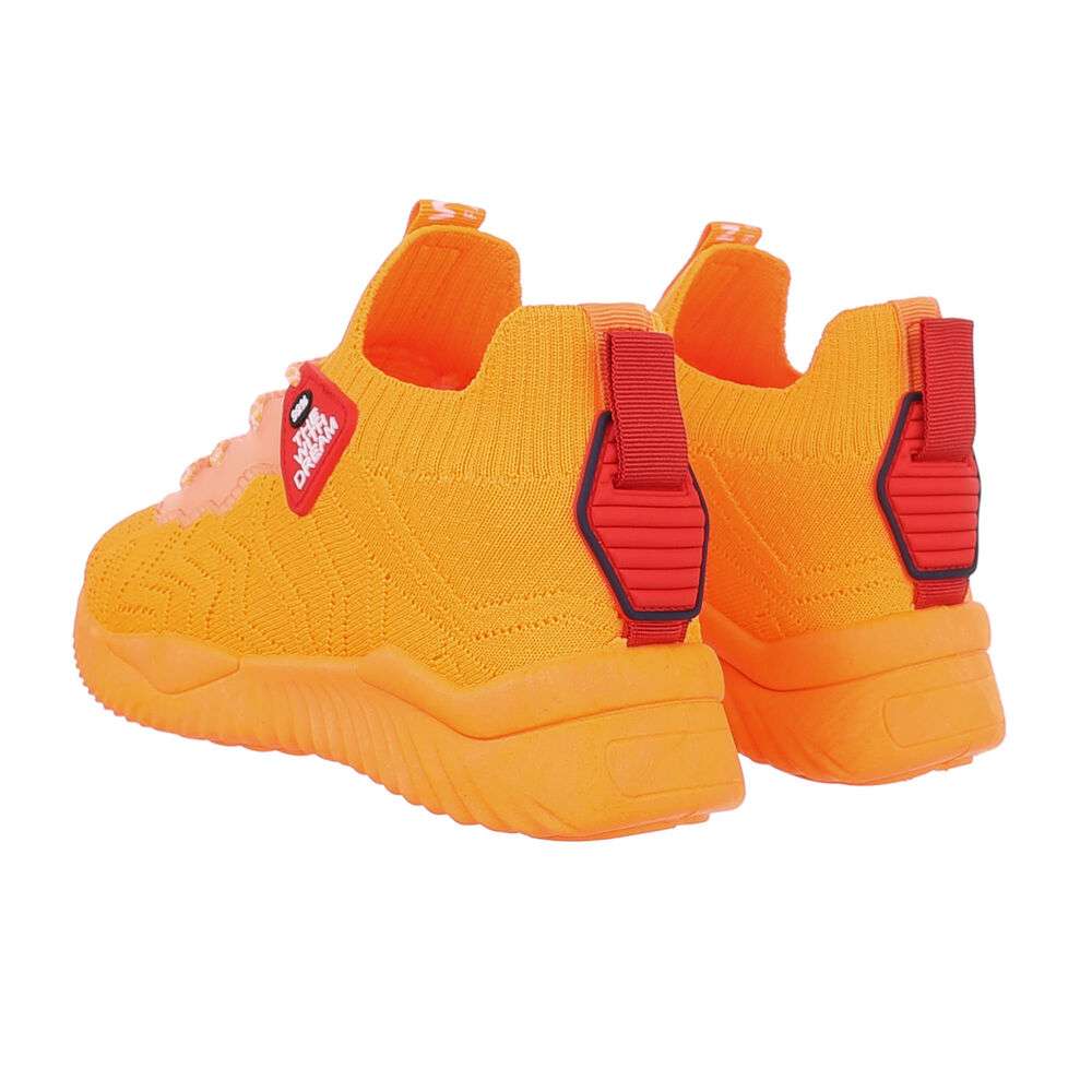 Sneakers colorati - portocaliu dama