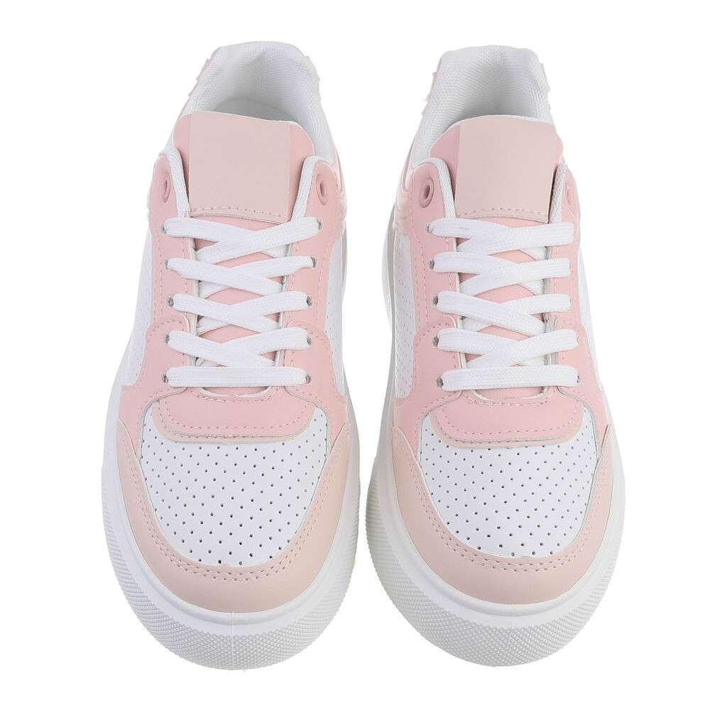 Sneakers josi - roz alb dama