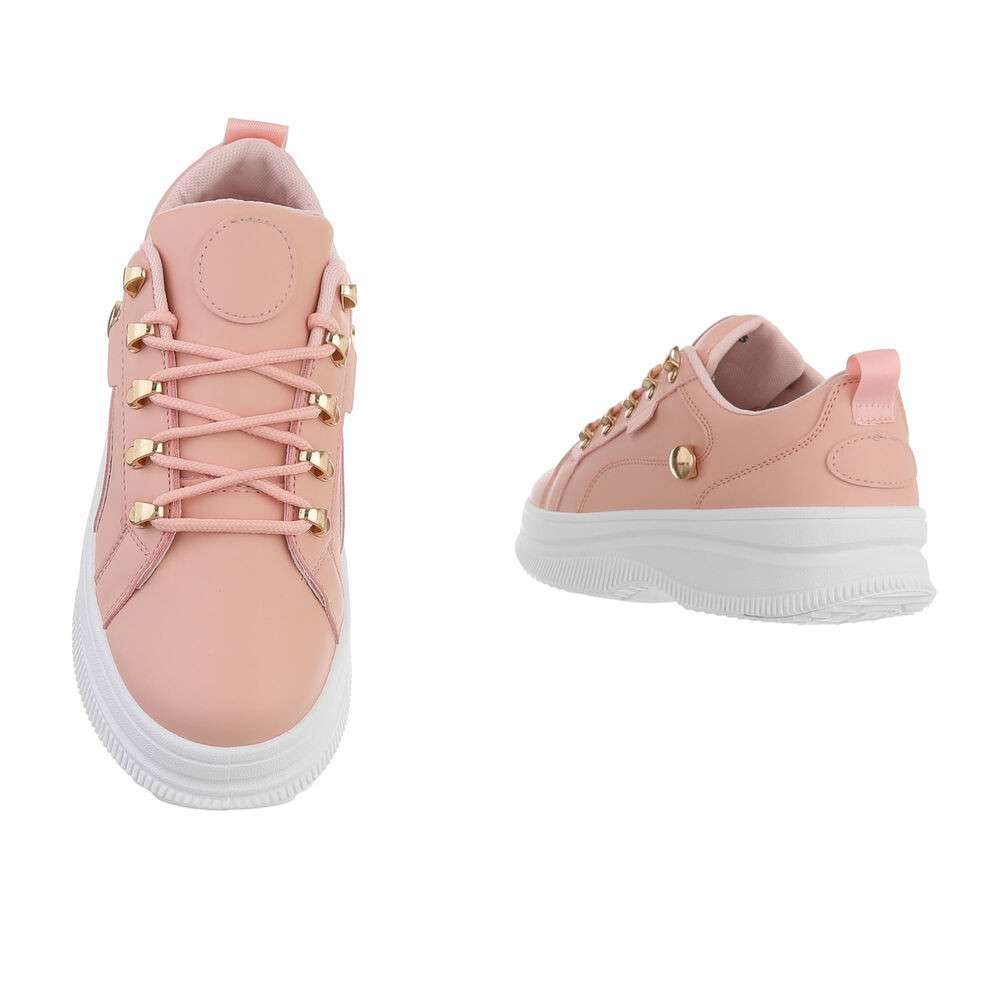 Sneakers cu platforma - roz dama