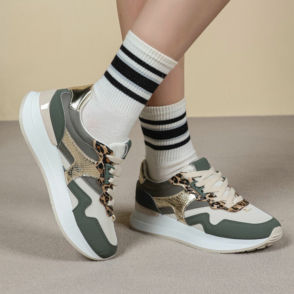 Sneakers josi - verde dama