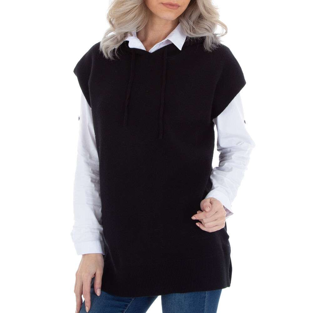 Pulover helanca - JCL negru dama