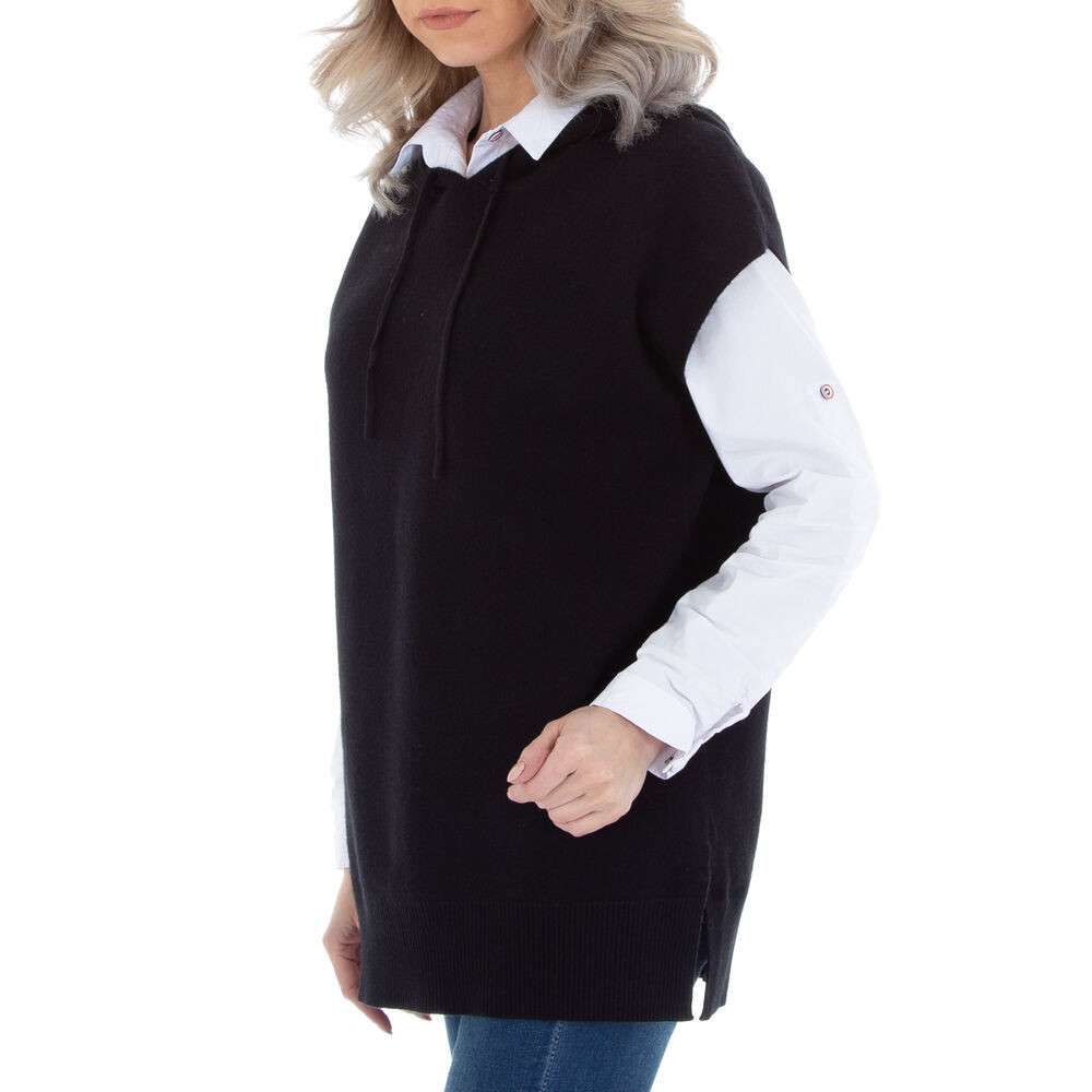 Pulover helanca - JCL negru dama