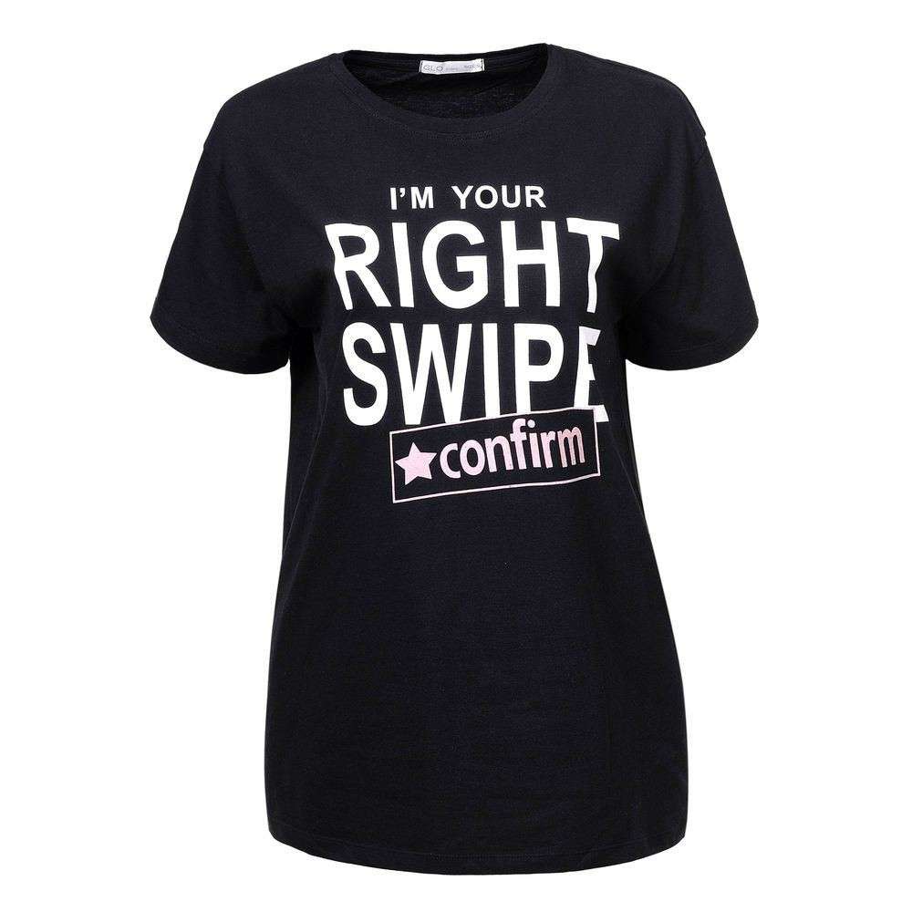TShirt Glo Story negru dama