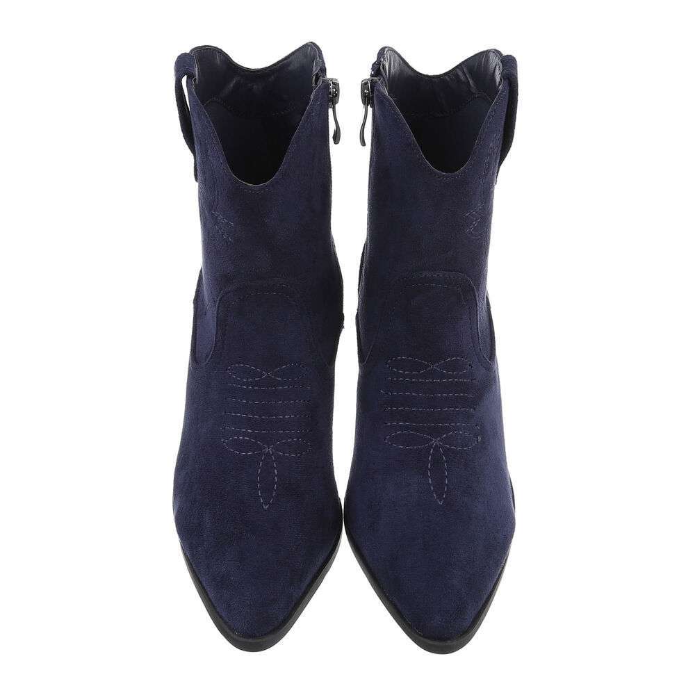 Ciocate cu toc mic - & Cizme Biker - Bule dama