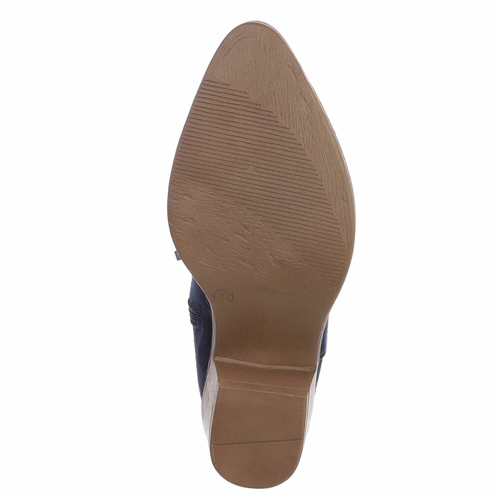 Ciocate inalte cu toc gros - dbluesuede dama