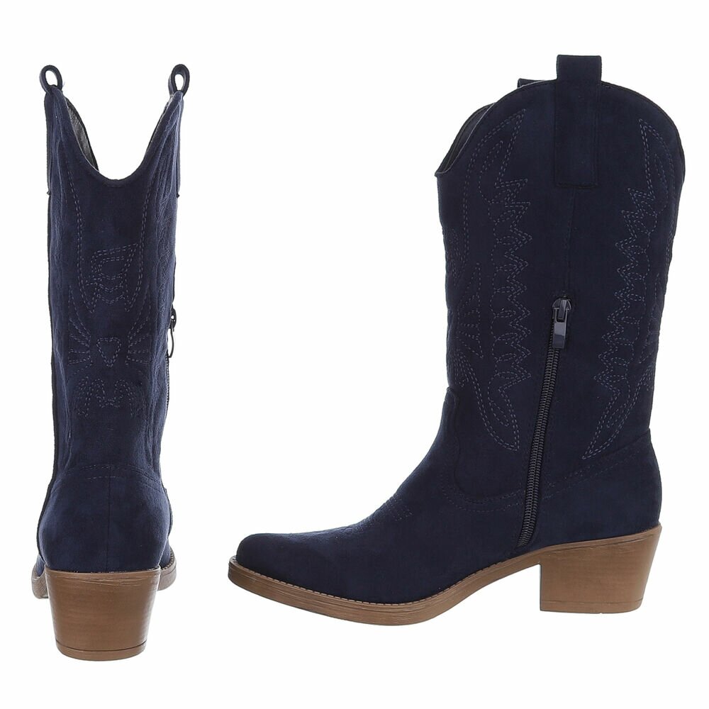 Ciocate inalte cu toc gros - dbluesuede dama