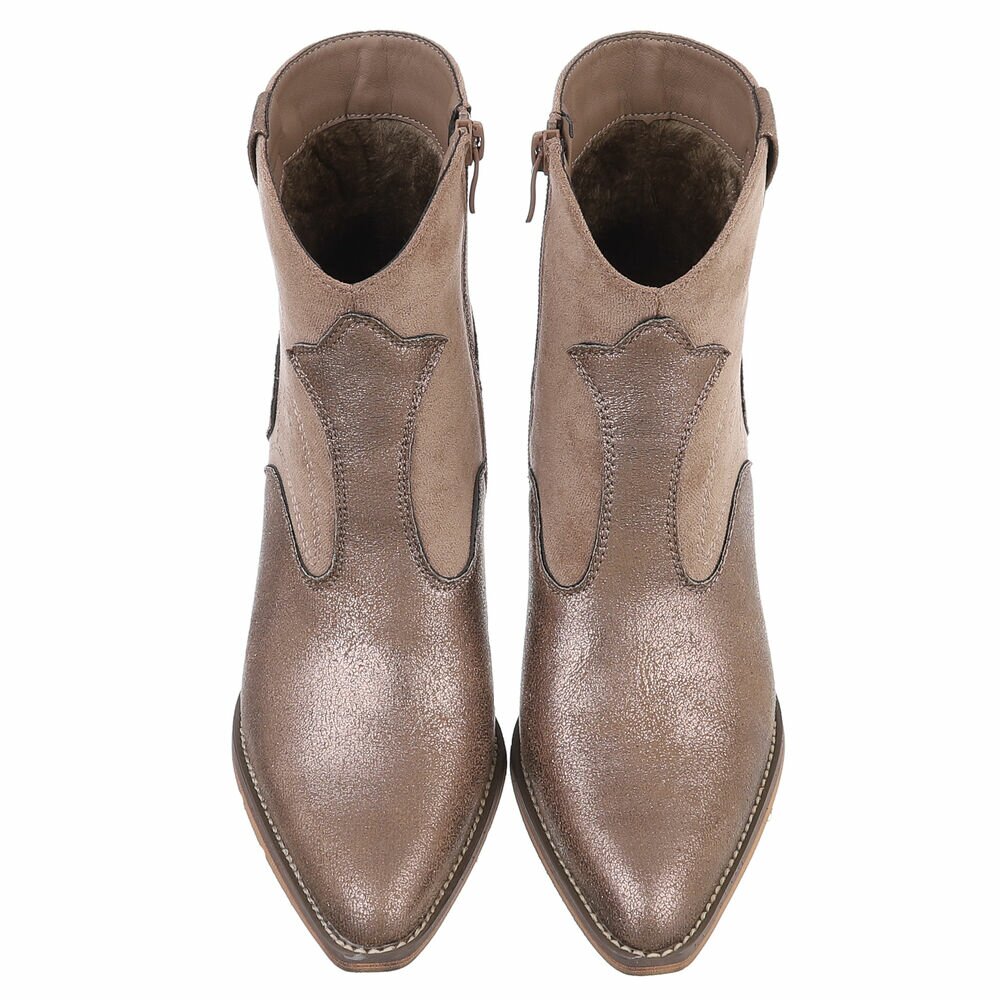 Western- & Cizme Biker - kaki dama