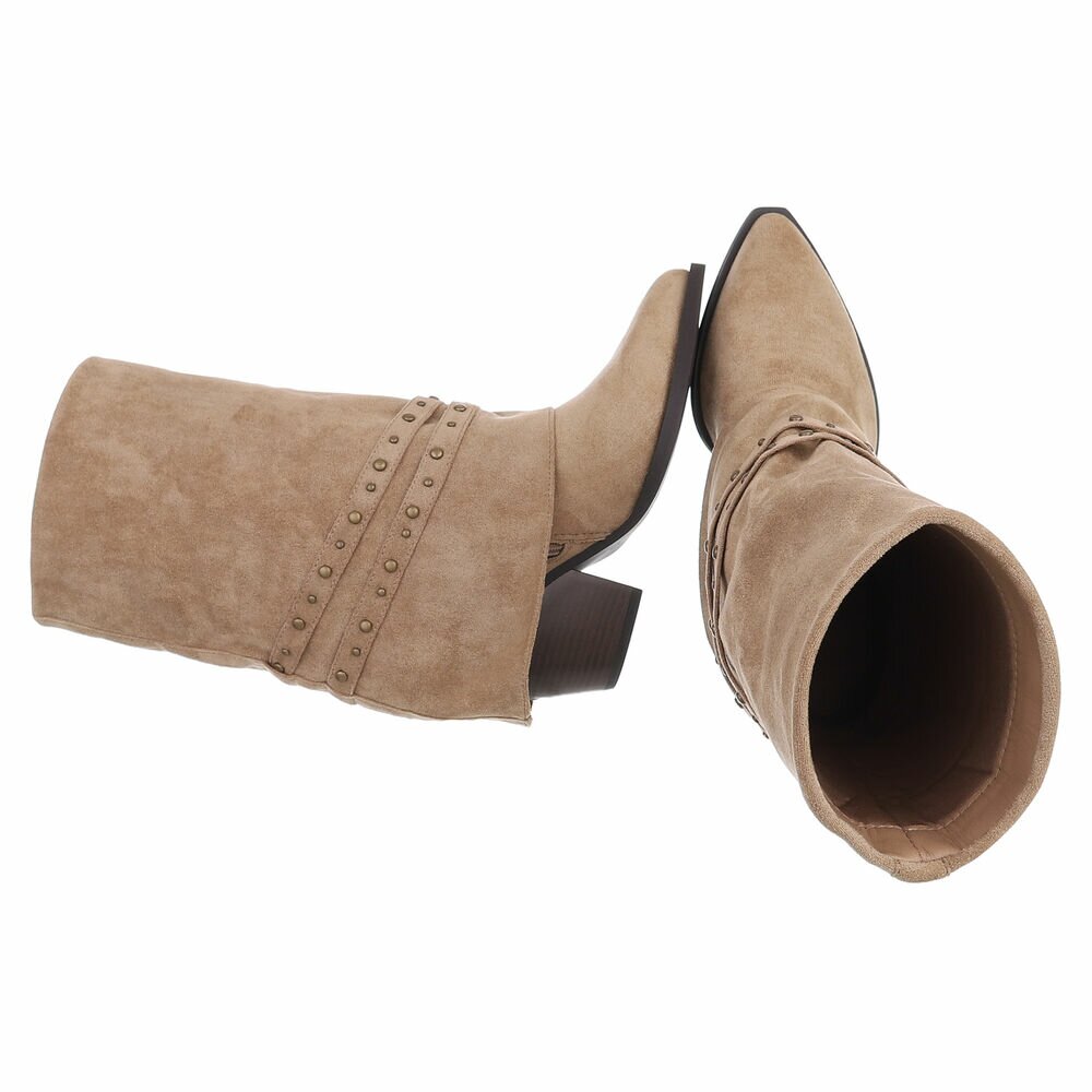 Western- & Cizme Biker - kaki dama