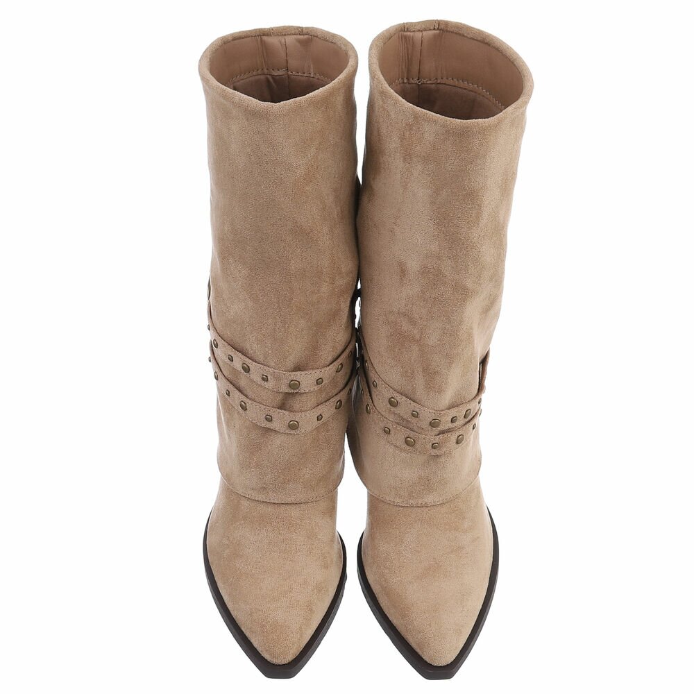 Western- & Cizme Biker - kaki dama