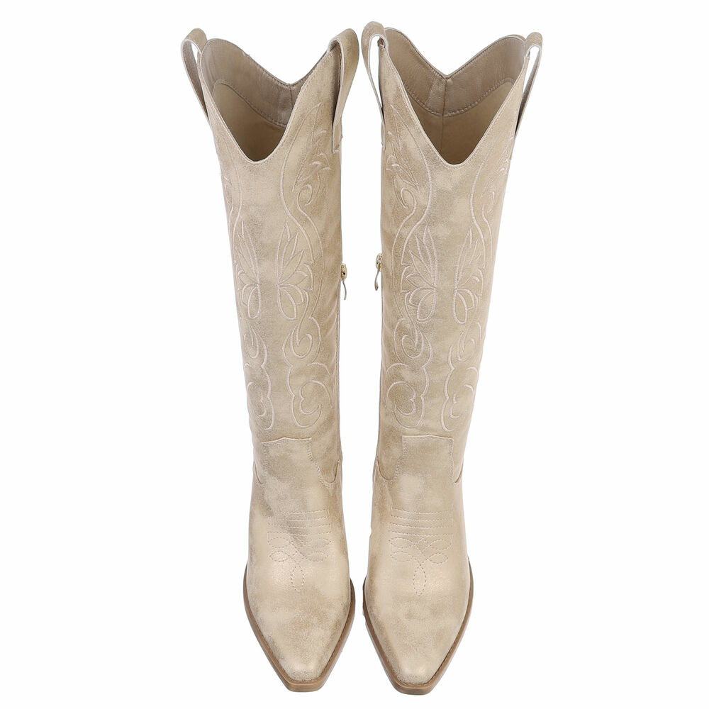 Western- & Cizme Biker - lgoldpu dama