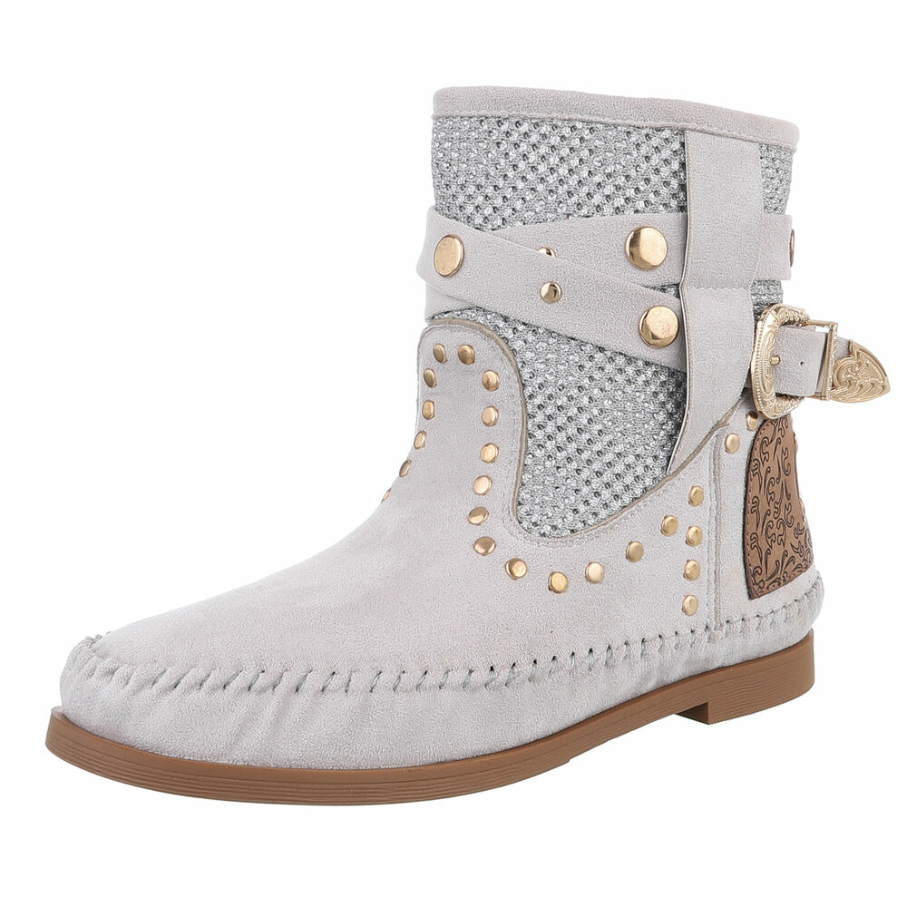 Western- & Cizme Biker - lgray dama