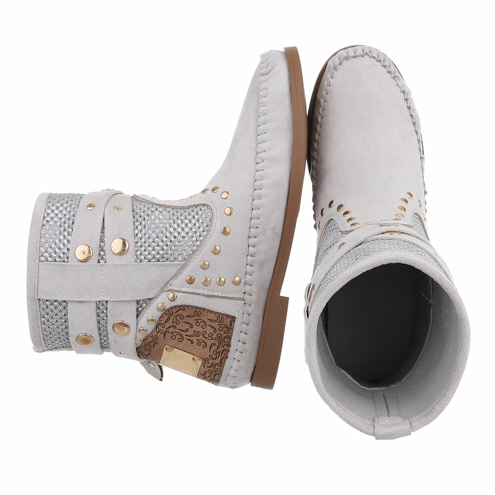 Western- & Cizme Biker - lgray dama