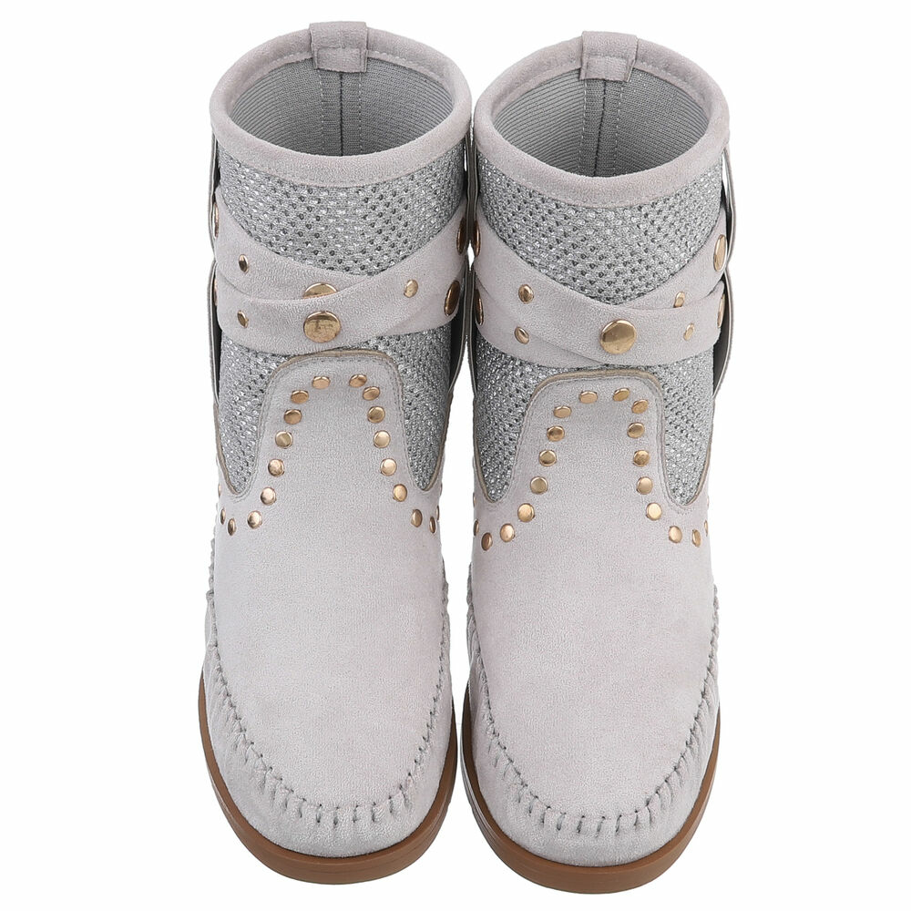 Western- & Cizme Biker - lgray dama