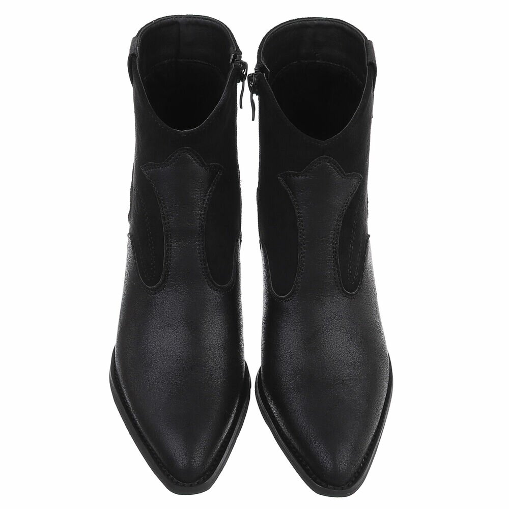 Western- & Cizme Biker - negru dama