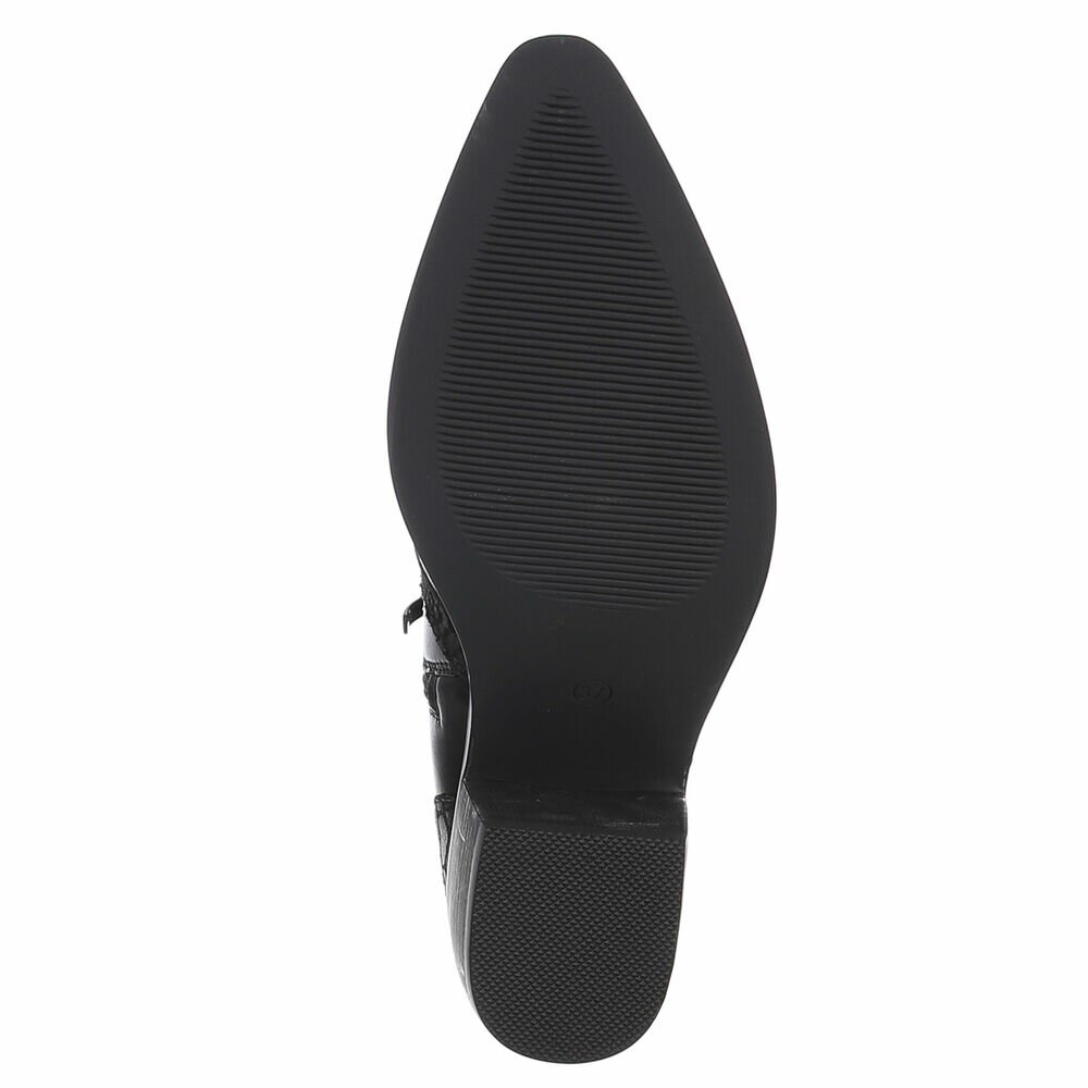 Ciocate toc gros western - negru dama