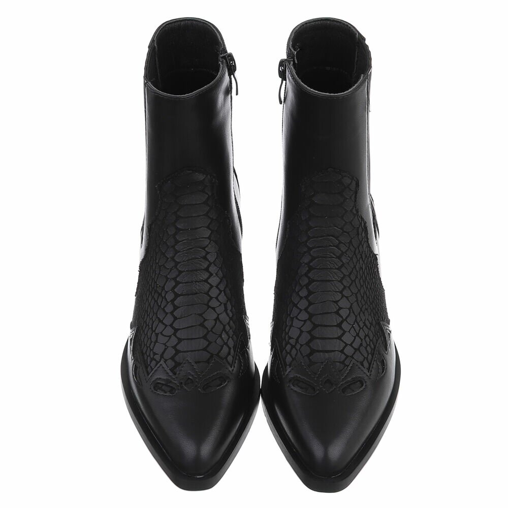 Ciocate toc gros western - negru dama