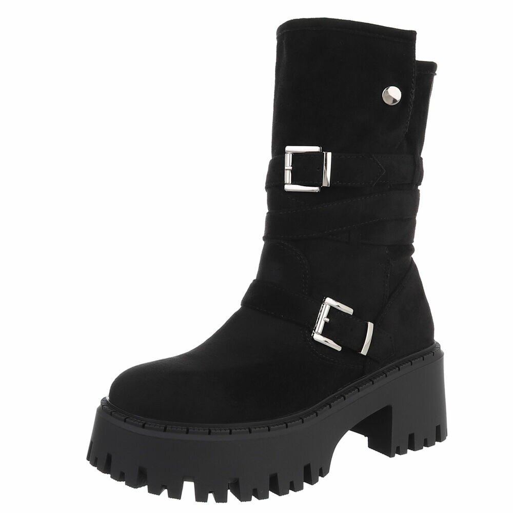 Western- & Cizme Biker - negru dama