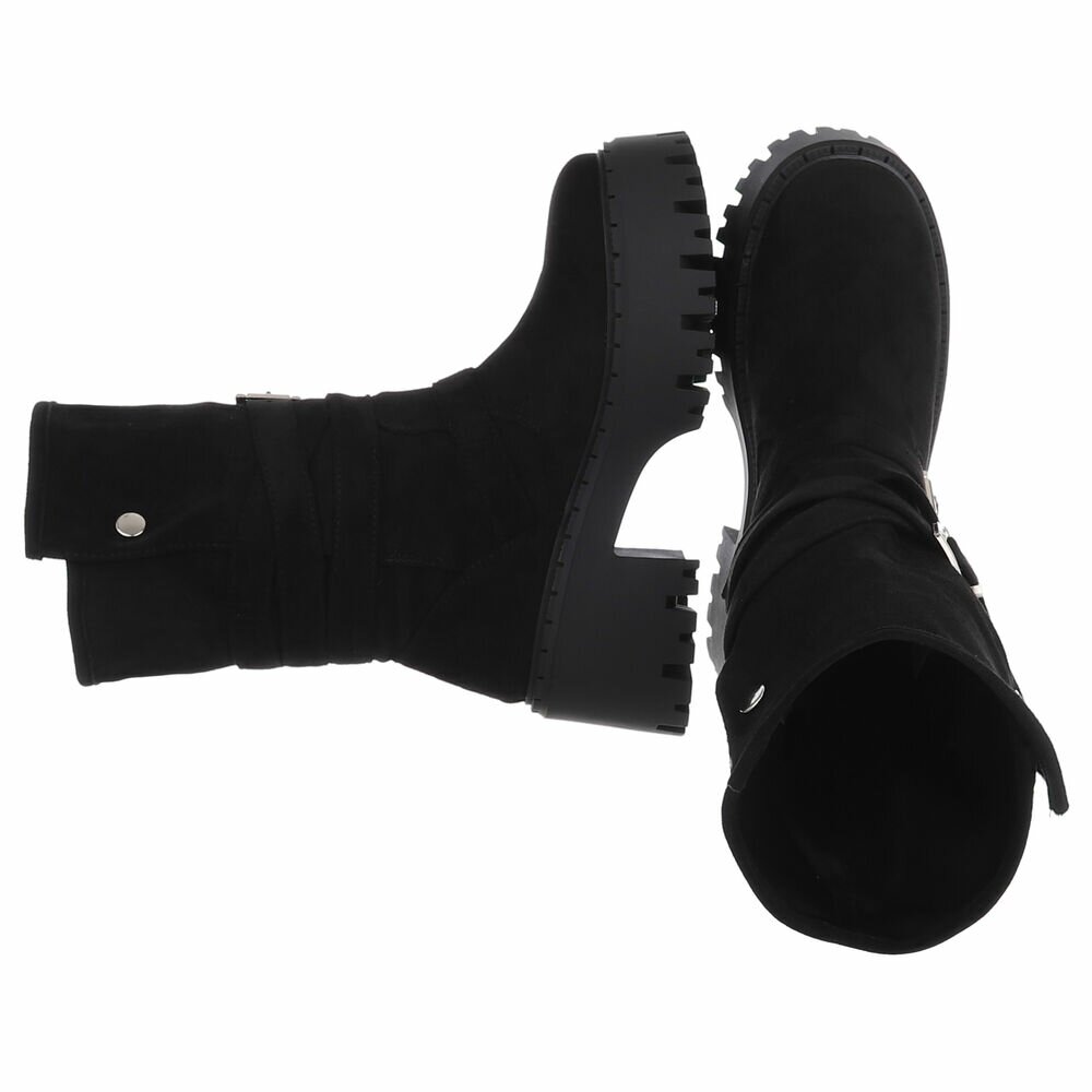 Western- & Cizme Biker - negru dama