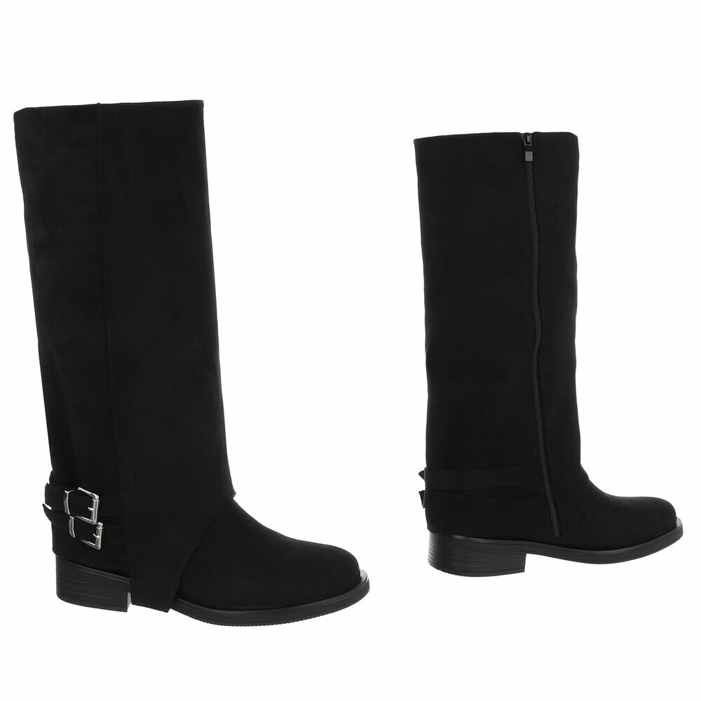 Western- & Cizme Biker - negru dama