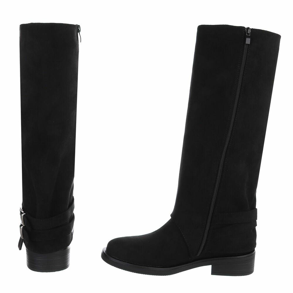 Western- & Cizme Biker - negru dama