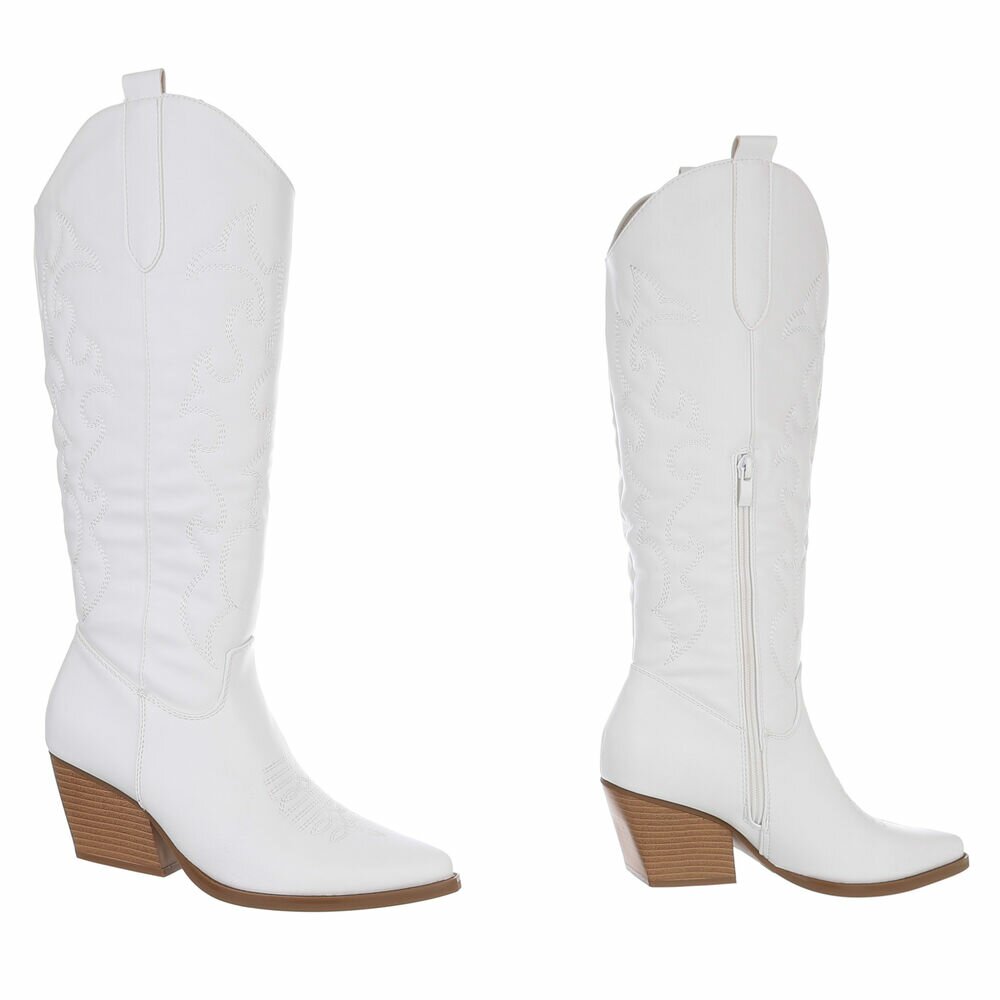 Cizme western - whitepu dama