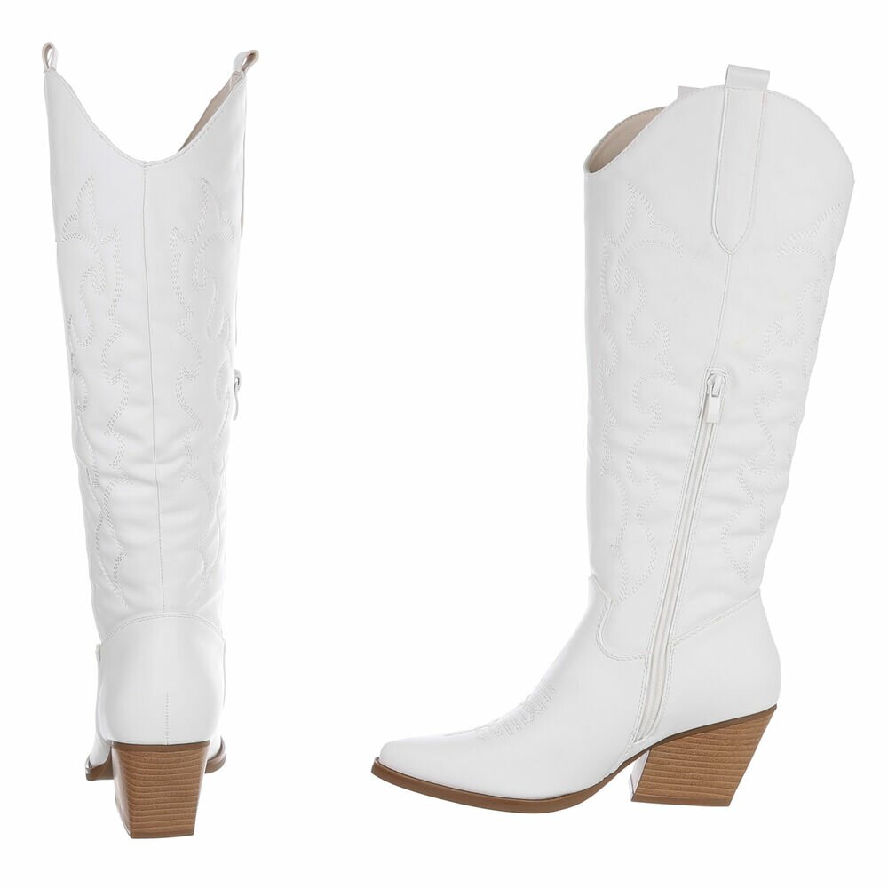 Cizme western - whitepu dama